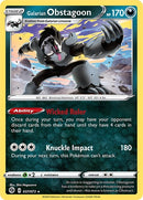 Image for Galarian Obstagoon (37/73) (Champion's Path) - Pokemon