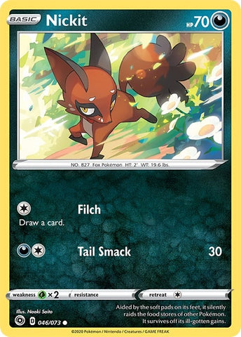 Image for Nickit (46/73) (Champion's Path) - Pokemon