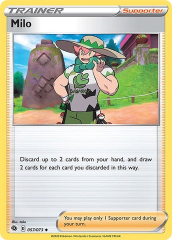 Image for Milo (57/73) (Champion's Path) - Pokemon
