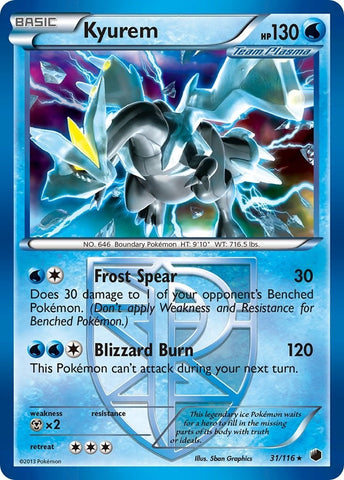 Image for Kyurem (031/116) - Pokemon