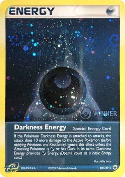 Image for Darkness Energy (Special) - 93/109 (Cosmos Holo) [Winner] (93/109) (League & Championship Cards) (PR) - Pokemon
