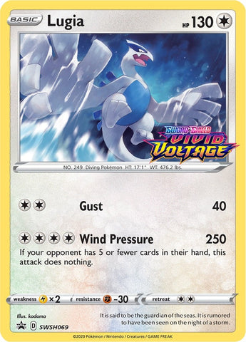 Lugia - SWSH069 (Prerelease) (SWSH069) (SWSH: Sword & Shield Promo Cards) Pokemon
