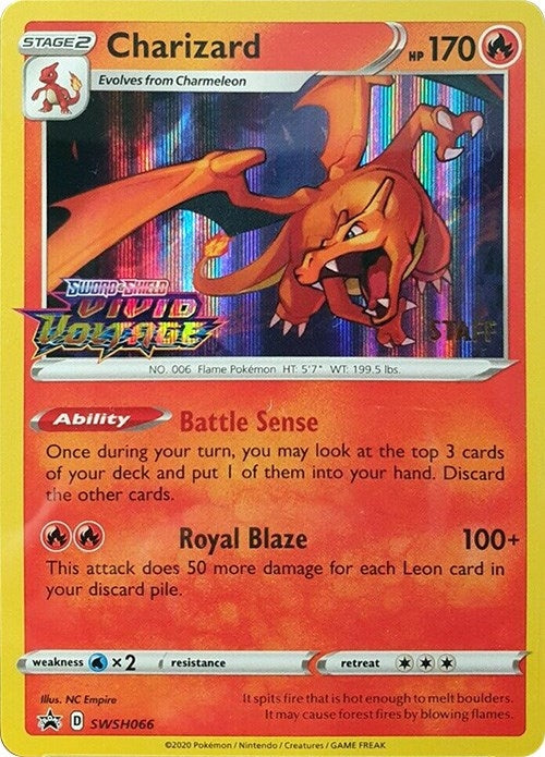 Image for Charizard - SWSH066 (Prerelease) [Staff] (SWSH066) (SWSH: Sword & Shield Promo Cards) (SWSD) - Pokemon