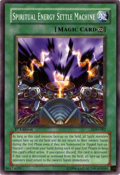 Spiritual Energy Settle Machine (LOD-082) (Legacy of Darkness) YuGiOh