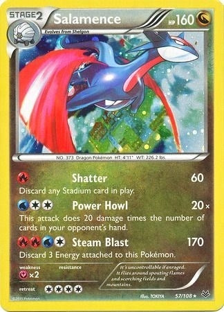 Image for Salamence - 57/108 (Cosmos Holo) (057/108) - Pokemon