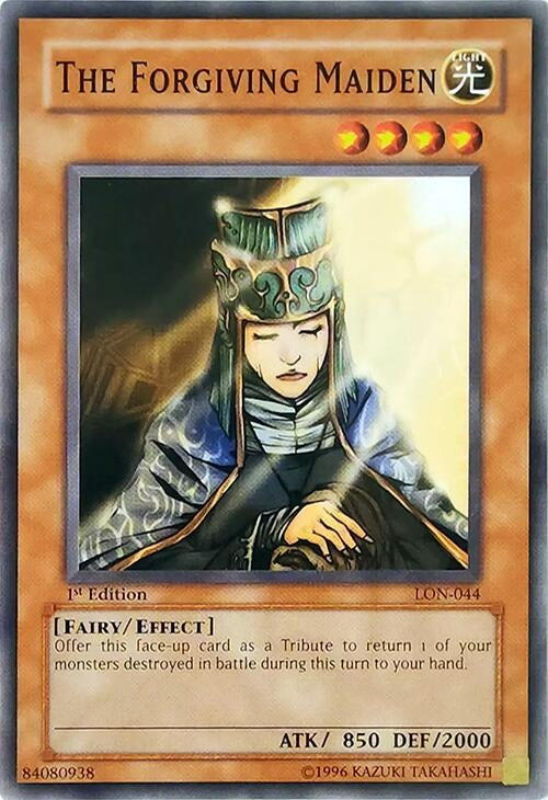 The Forgiving Maiden (LON-044) (Labyrinth of Nightmare) YuGiOh