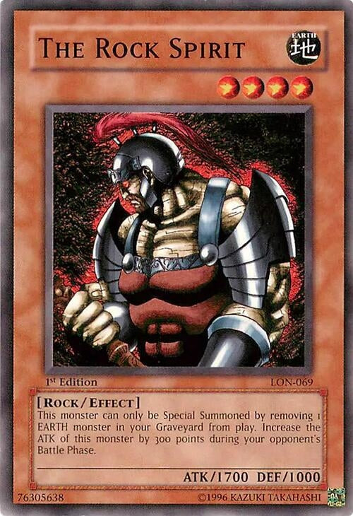 The Rock Spirit (LON-069) (Labyrinth of Nightmare) YuGiOh