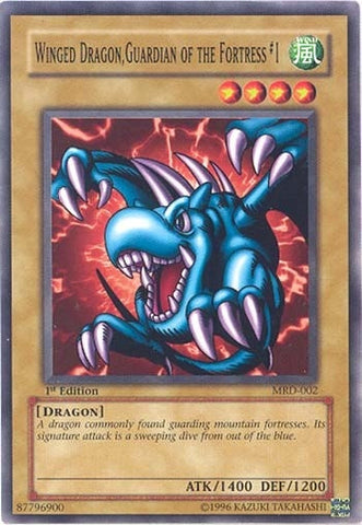 Winged Dragon, Guardian of the Fortress #1 (MRD-002) (Metal Raiders) YuGiOh
