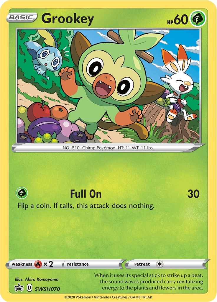 Image for Grookey - SWSH070 (SWSH070) (SWSH: Sword & Shield Promo Cards) (SWSD) - Pokemon