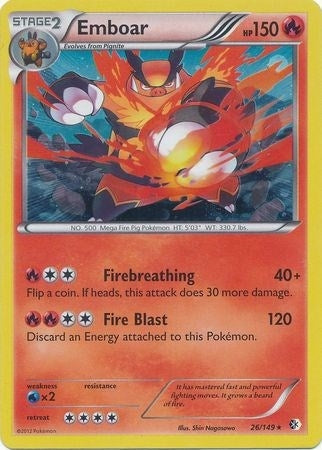 Image for Emboar - 26/149 (Cosmos Holo) (026/149) - Pokemon