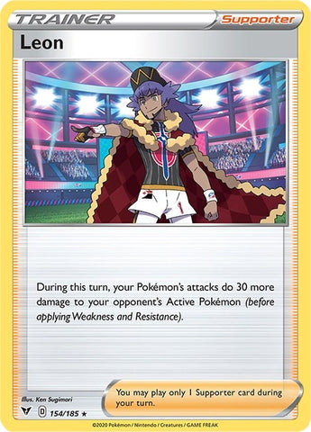 Image for Leon (154/185) - Pokemon