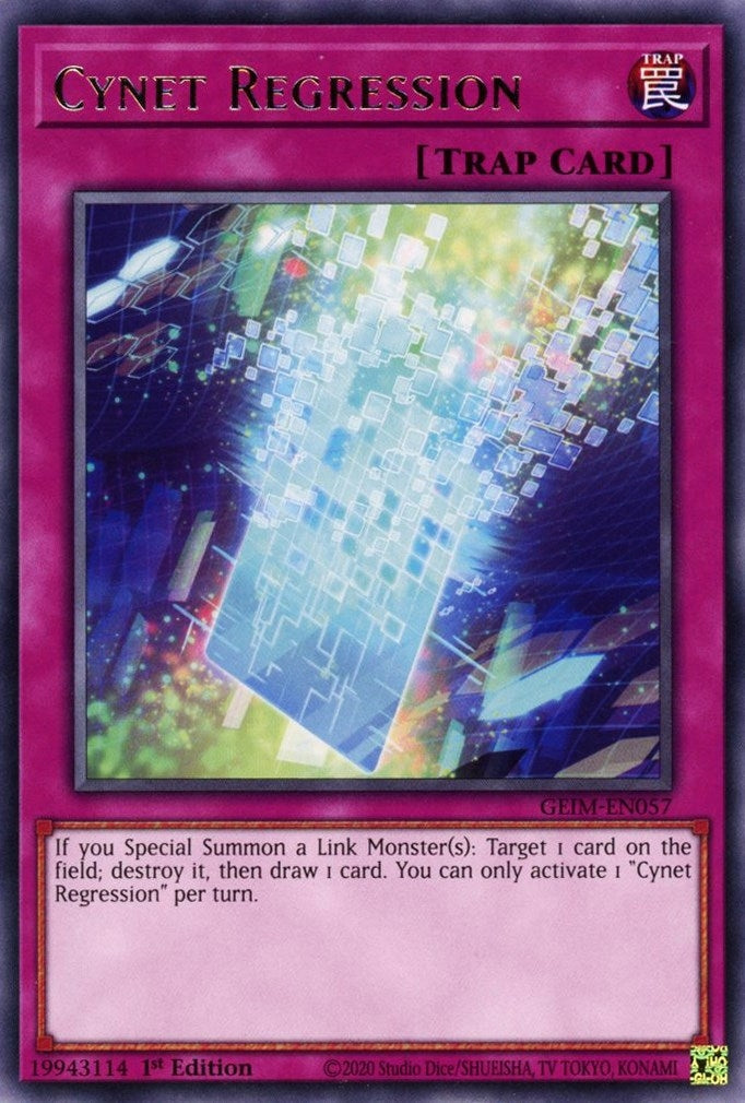 Cynet Regression (GEIM-EN057) (Genesis Impact) YuGiOh