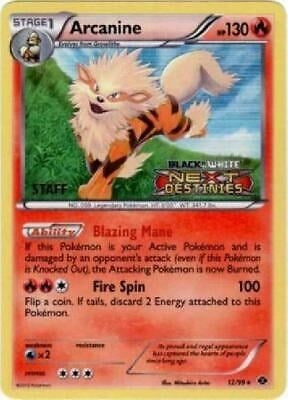 Image for Arcanine - 12/99 (Prerelease) [Staff] (12/99) - Pokemon