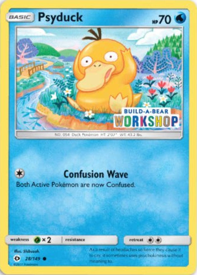 Image for Psyduck - 28/149 (Build-A-Bear Workshop Exclusive) (028/149) (Miscellaneous Cards & Products) (MCAP) - Pokemon