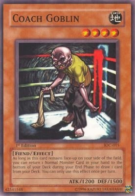 Coach Goblin (IOC-015) (Invasion of Chaos) YuGiOh