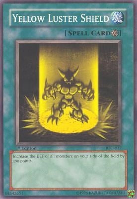 Yellow Luster Shield (IOC-037) (Invasion of Chaos) YuGiOh