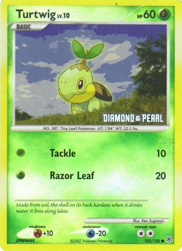 Image for Turtwig - 103/130 [Diamond & Pearl] (103/130) - Pokemon