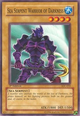 Sea Serpent Warrior of Darkness (IOC-059) (Invasion of Chaos) YuGiOh
