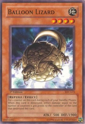Balloon Lizard (IOC-072) (Invasion of Chaos) YuGiOh