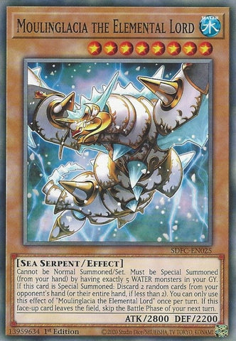 Moulinglacia the Elemental Lord (SDFC-EN025) (Structure Deck: Freezing Chains) YuGiOh