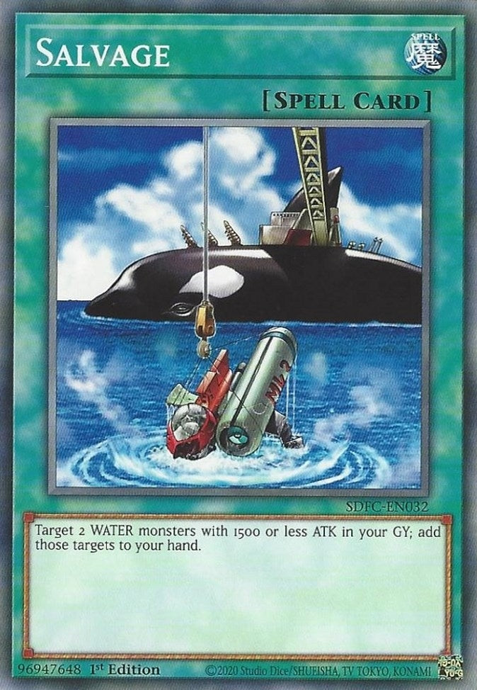 Salvage (SDFC-EN032) (Structure Deck: Freezing Chains) YuGiOh