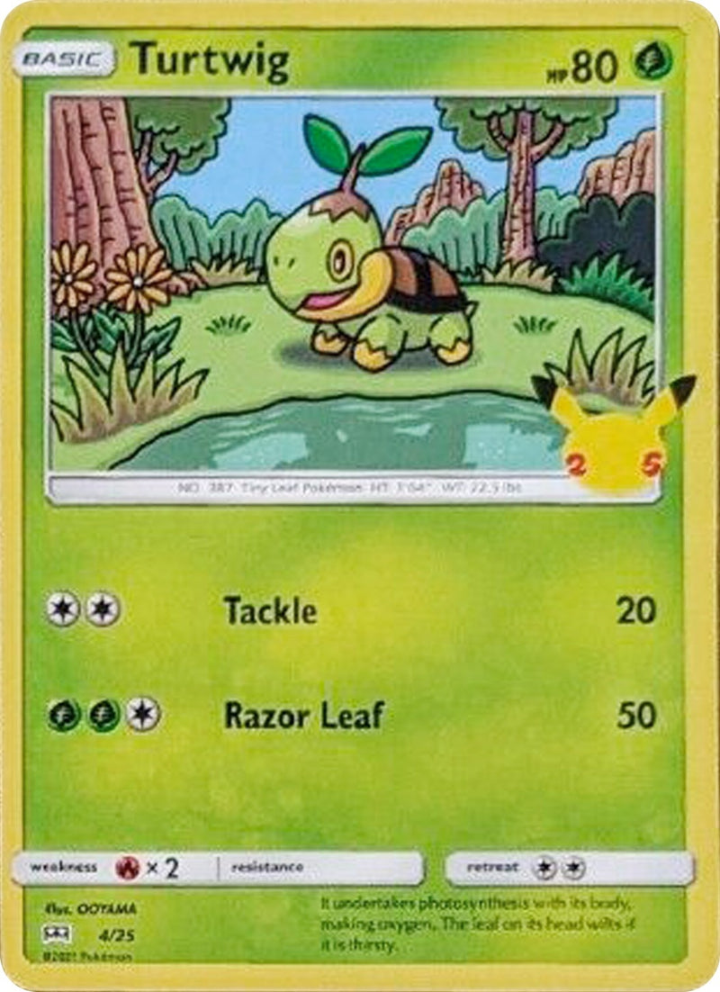 Image for Turtwig (004/025) (McDonald's 25th Anniversary Promos) (M21) - Pokemon