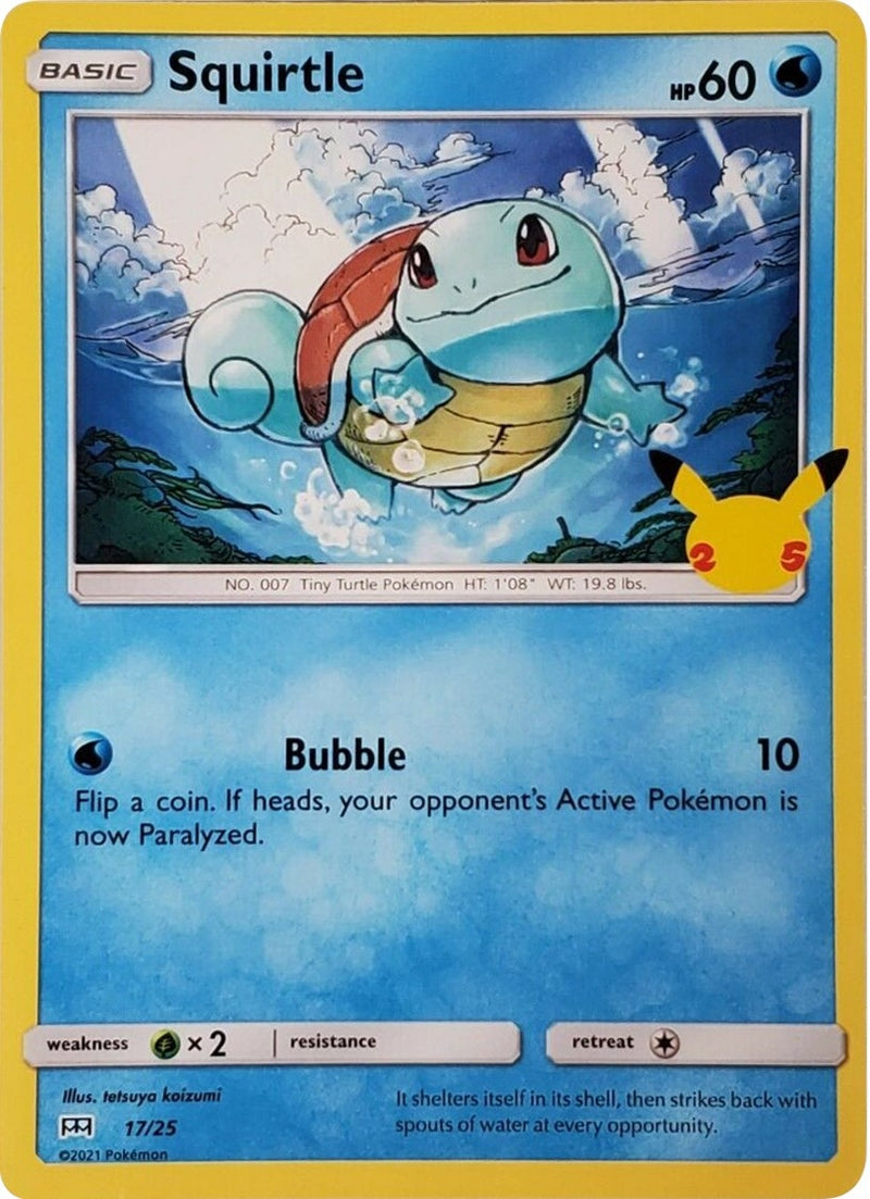 Image for Squirtle (017/025) (McDonald's 25th Anniversary Promos) (M21) - Pokemon