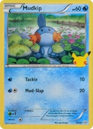 Image for Mudkip (019/025) (McDonald's 25th Anniversary Promos) (M21) - Pokemon