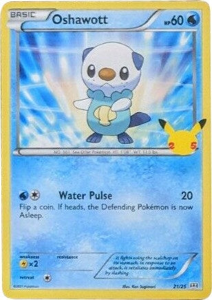 Image for Oshawott (021/025) (McDonald's 25th Anniversary Promos) (M21) - Pokemon