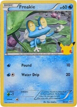Image for Froakie (022/025) (McDonald's 25th Anniversary Promos) (M21) - Pokemon