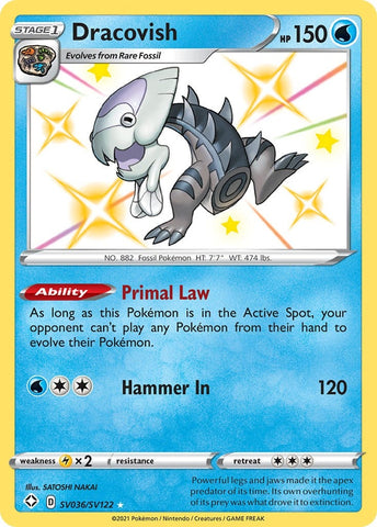 Image for Dracovish (SV036/SV122) (Shining Fates: Shiny Vault) - Pokemon