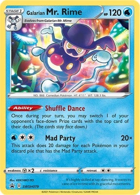 Image for Galarian Mr. Rime - SWSH079 (SWSH079) (SWSH: Sword & Shield Promo Cards) (SWSD) - Pokemon