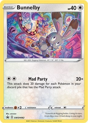 Bunnelby - SWSH082 (SWSH082) (SWSH: Sword & Shield Promo Cards) (SWSD) Pokemon