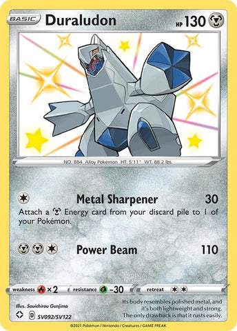 Image for Duraludon (SV092/SV122) (Shining Fates: Shiny Vault) - Pokemon