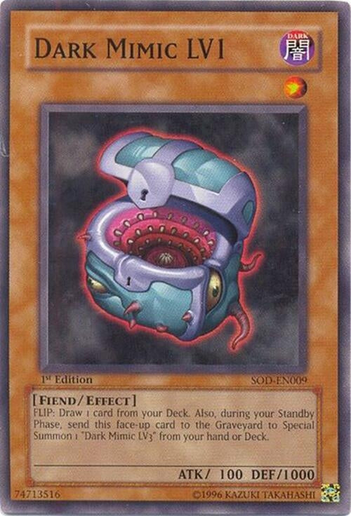 Dark Mimic LV1 (SOD-EN009) (Soul of the Duelist) YuGiOh