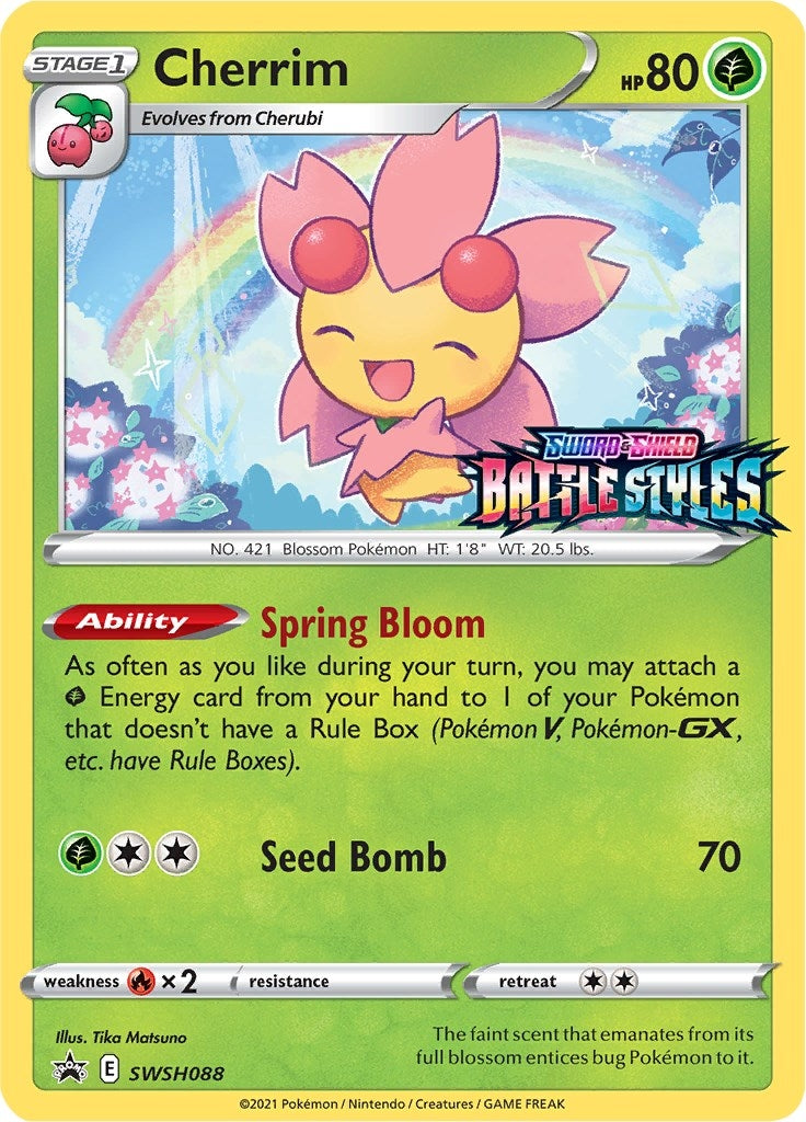 Image for Cherrim - SWSH088 (Prerelease) (SWSH088) (SWSH: Sword & Shield Promo Cards) (SWSD) - Pokemon