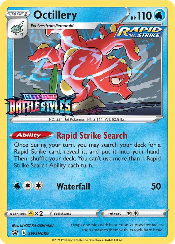 Image for Octillery - SWSH089 (Prerelease) (SWSH089) (SWSH: Sword & Shield Promo Cards) (SWSD) - Pokemon