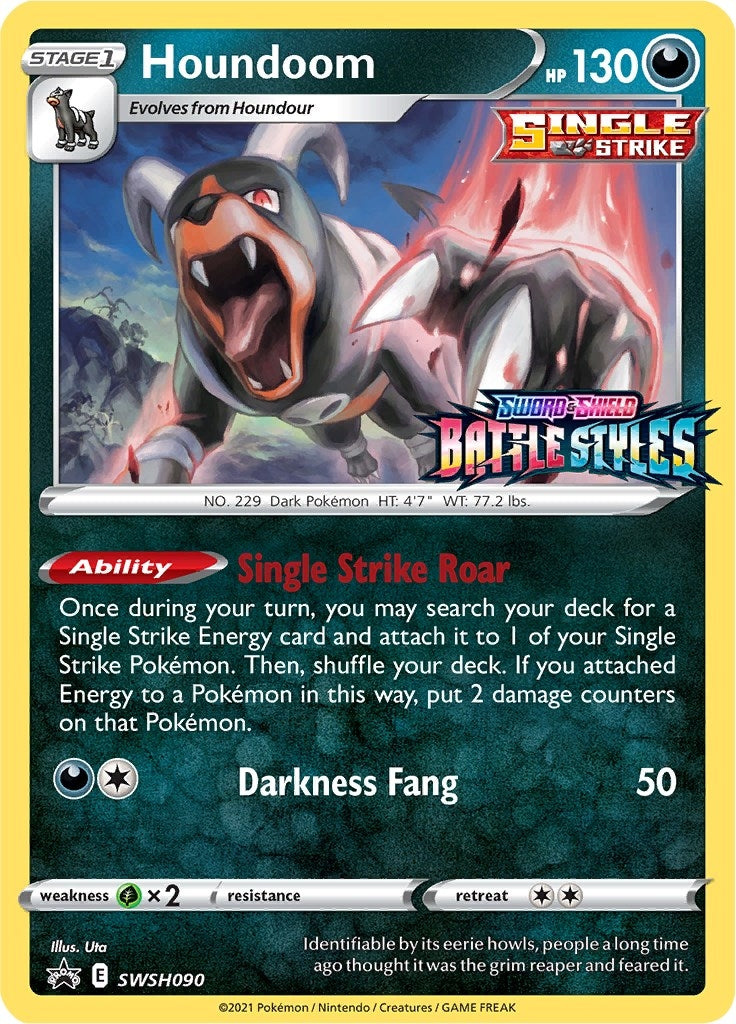 Image for Houndoom - SWSH090 (Prerelease) (SWSH090) (SWSH: Sword & Shield Promo Cards) (SWSD) - Pokemon