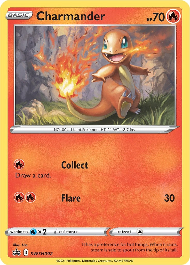 Image for Charmander - SWSH092 (SWSH092) (SWSH: Sword & Shield Promo Cards) (SWSD) - Pokemon