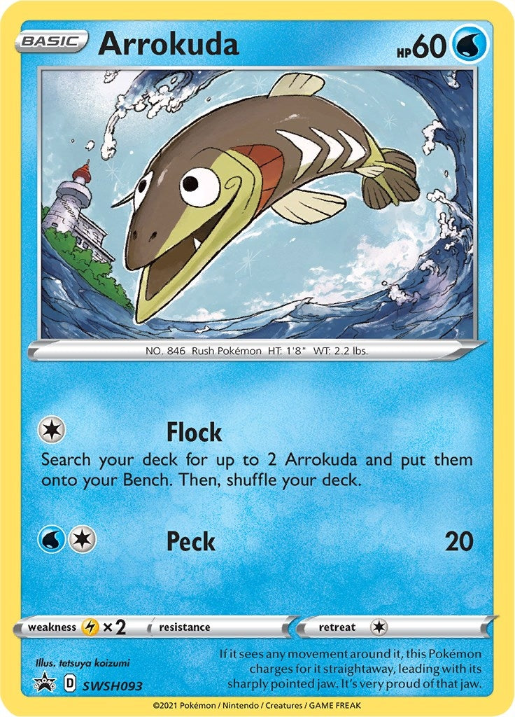 Image for Arrokuda - SWSH093 (SWSH093) (SWSH: Sword & Shield Promo Cards) (SWSD) - Pokemon