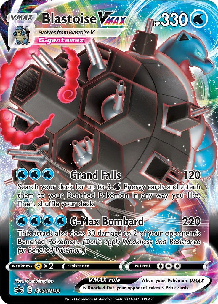 Blastoise VMAX - SWSH103 (SWSH103) (SWSH: Sword & Shield Promo Cards) Pokemon