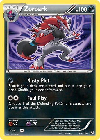 Image for Zoroark (071/114) - Pokemon