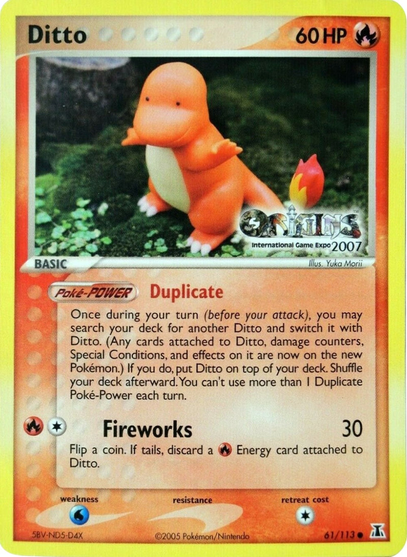 Image for Ditto - 61/113 (Origins International Game Expo 2007) (61/113) (Nintendo Promos) (PR) - Pokemon