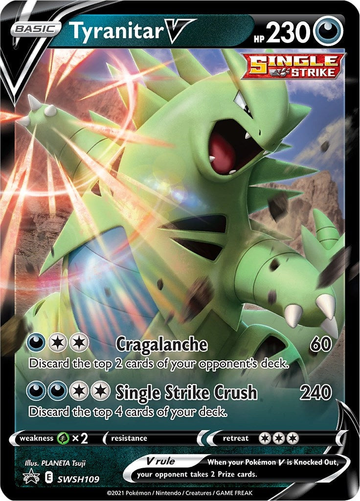 Tyranitar V - SWSH109 (SWSH109) (SWSH: Sword & Shield Promo Cards) Pokemon