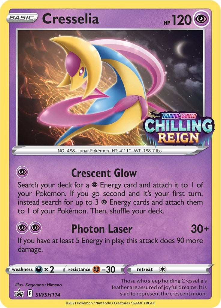 Image for Cresselia - SWSH114 (Prerelease) (SWSH114) (SWSH: Sword & Shield Promo Cards) (SWSD) - Pokemon