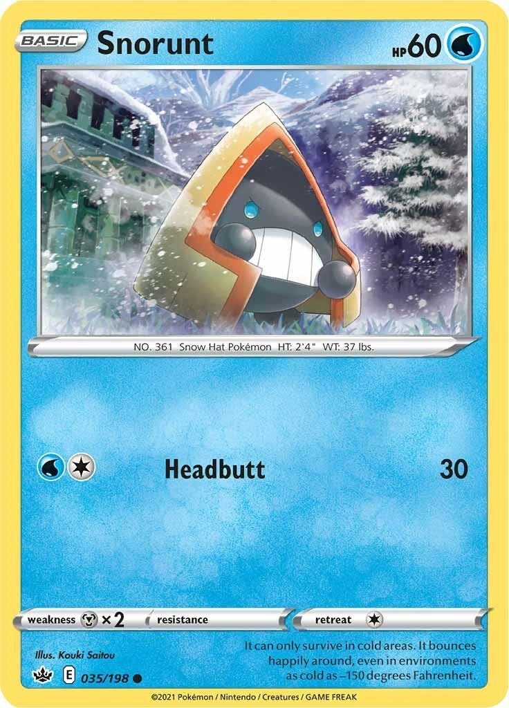 Image for Snorunt (035/198) (SWSH06: Chilling Reign) - Pokemon
