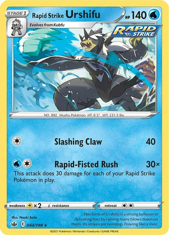 Image for Rapid Strike Urshifu (044/198) (SWSH06: Chilling Reign) - Pokemon