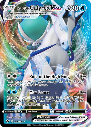 Image for Ice Rider Calyrex VMAX (046/198) (SWSH06: Chilling Reign) - Pokemon