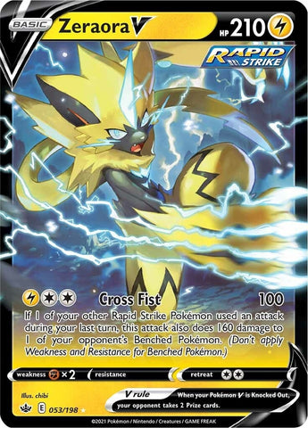Image for Zeraora V (053/198) (SWSH06: Chilling Reign) - Pokemon