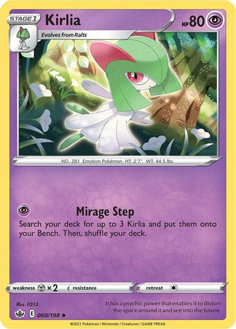 Image for Kirlia (060/198) (SWSH06: Chilling Reign) - Pokemon